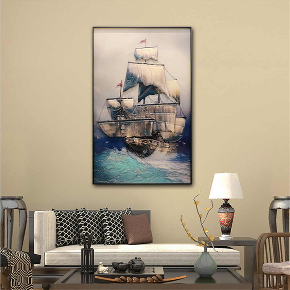帆船装饰画 帆船装饰画