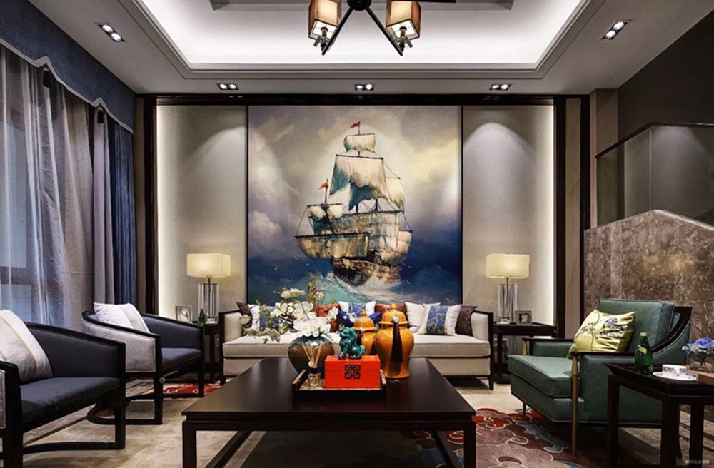 帆船装饰画 帆船装饰画