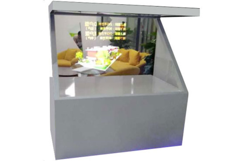 180°三维金字塔全息图显示玻璃