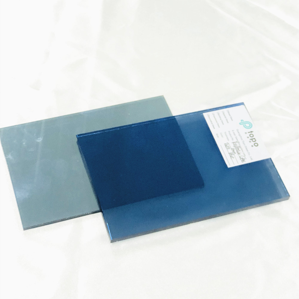 4mm 5mmm 6mm 8mm 10mm 12mm 宝石蓝镀膜原片玻璃