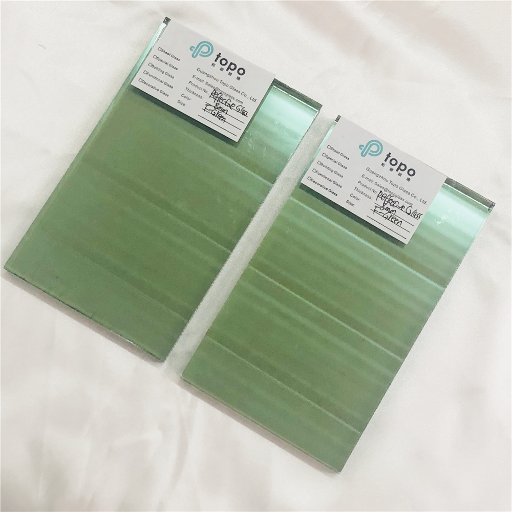 5mm 6mm 8mm 10mm 12mm 浅绿色镀膜反射玻璃