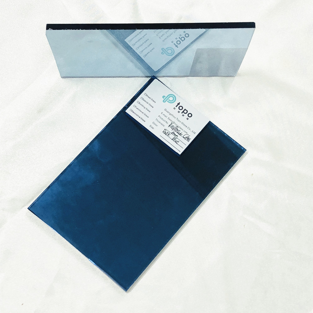 4mm 5mmm 6mm 8mm 10mm 12mm 宝石蓝镀膜原片玻璃