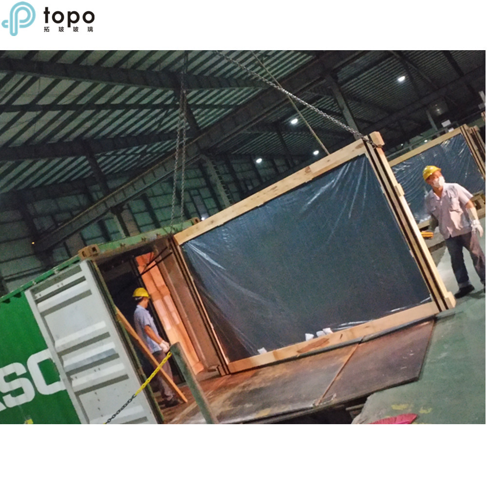 中国深灰色有色浮法玻璃原片