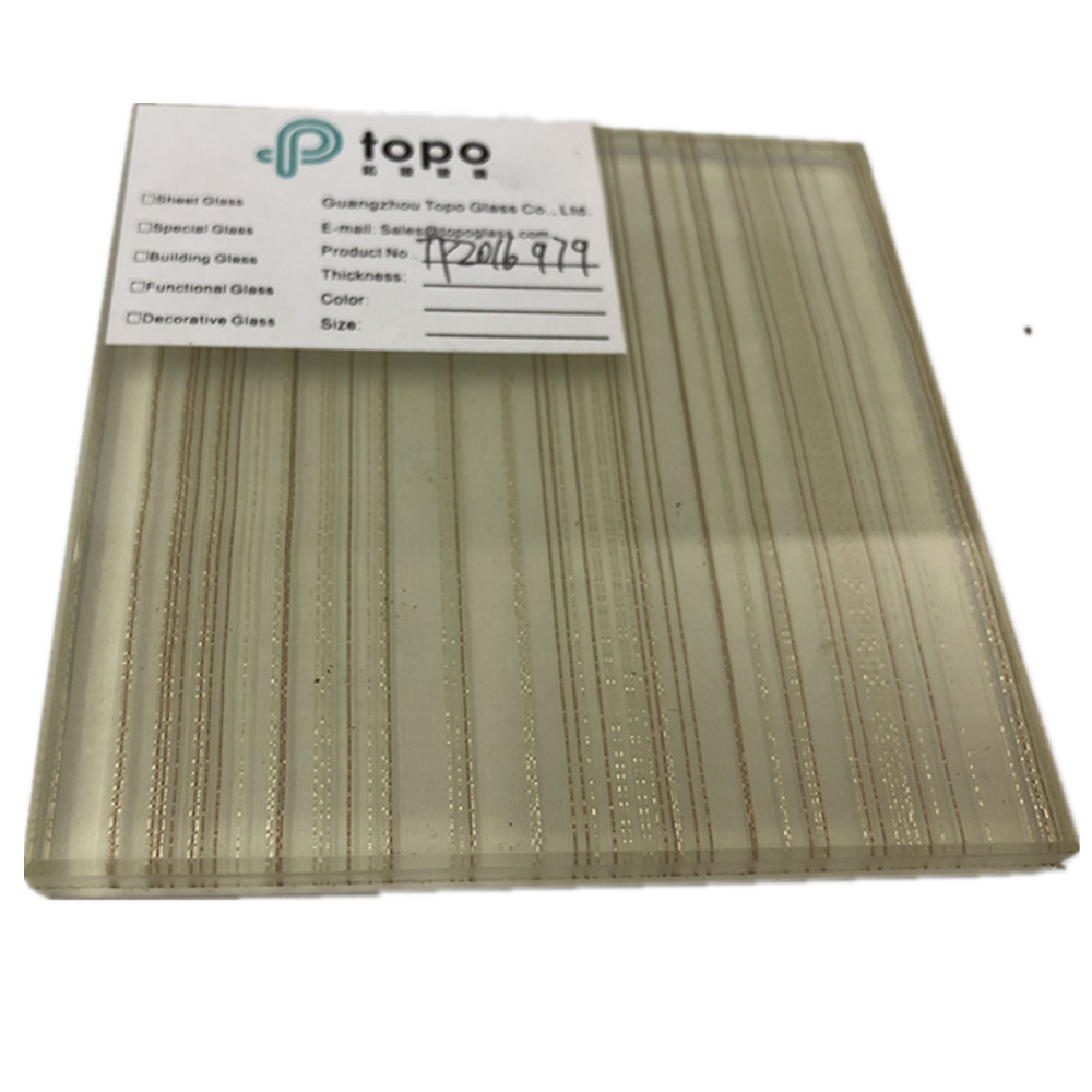 6毫米7毫米10毫米工厂批发夹丝玻璃（PLW-TP/PLW-TP2016979）