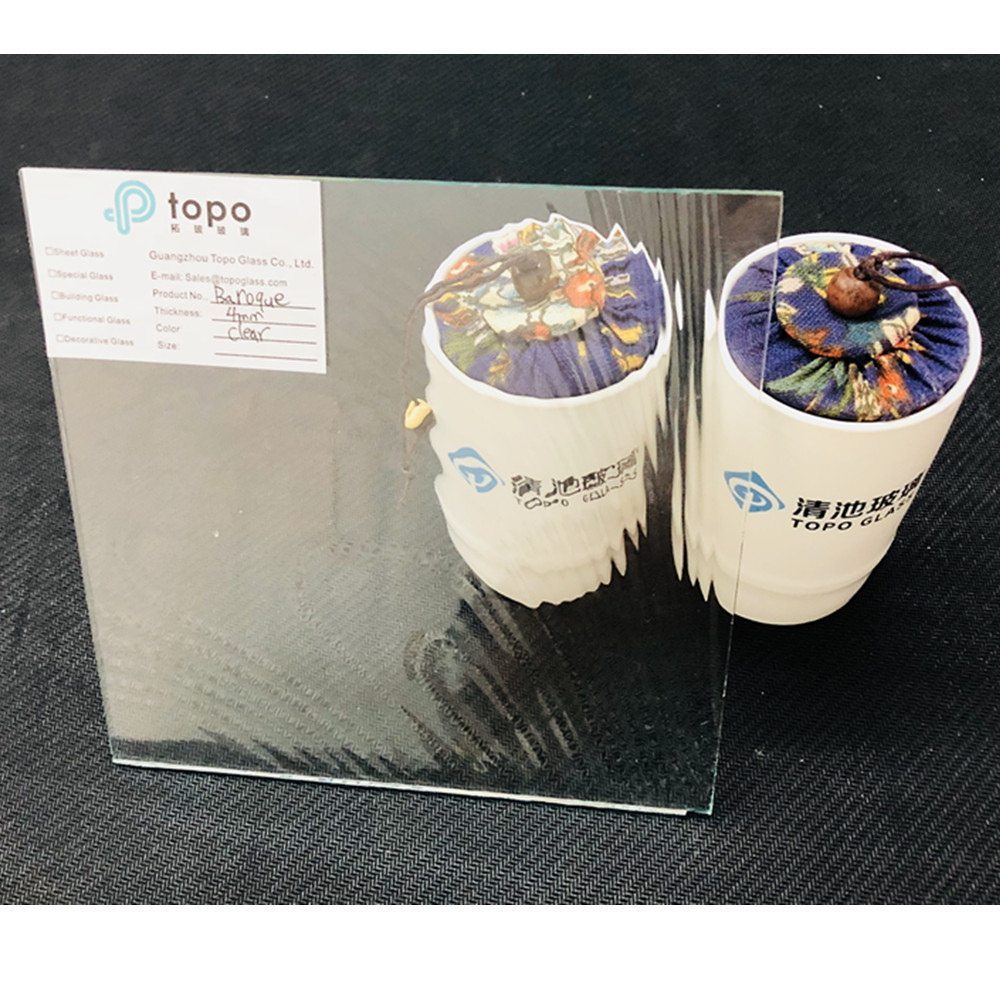 全网热销超白压花玻璃