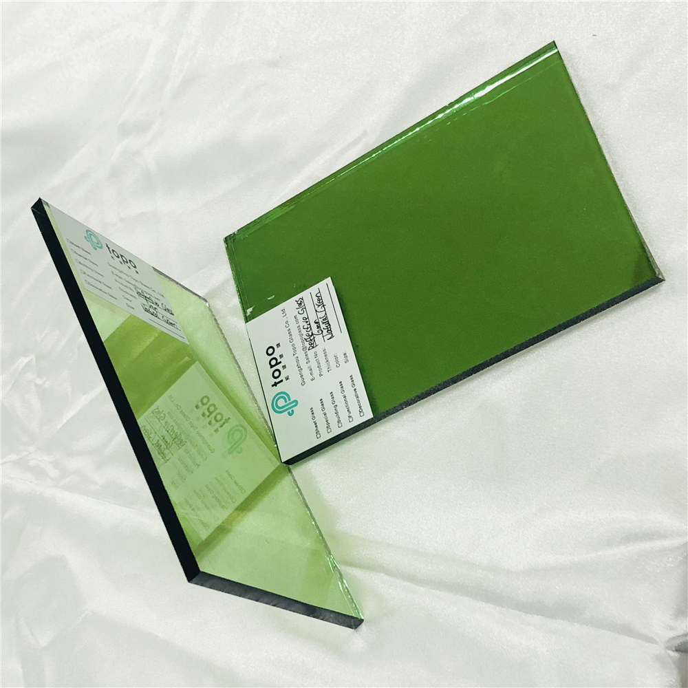 5mm 6mm 8mm 10mm 12mm 自然绿镀膜原片玻璃