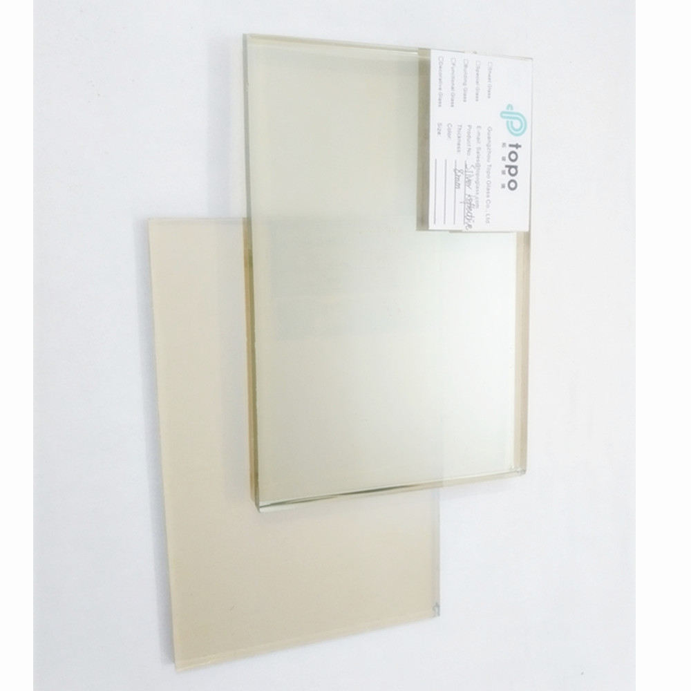 银白色透明镀膜玻璃原片广州供应商