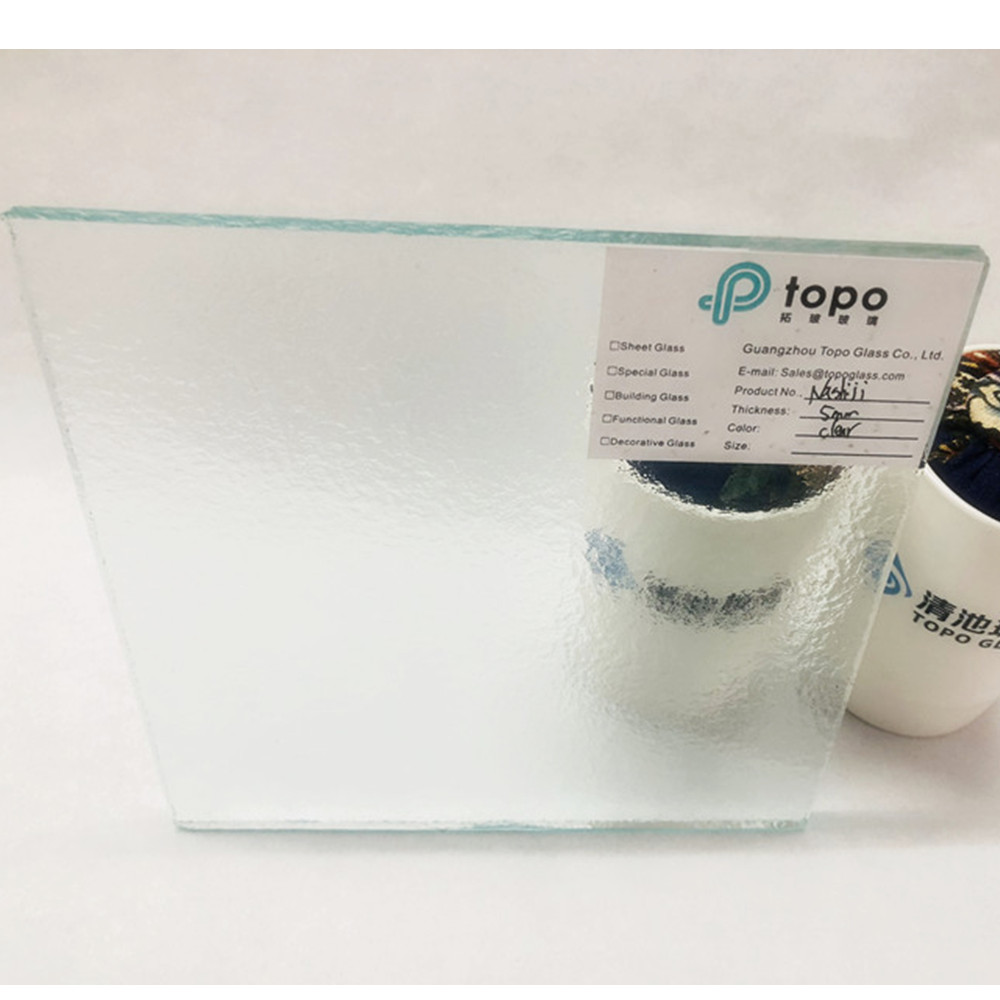 工厂批发3毫米-8毫米银霞压花玻璃