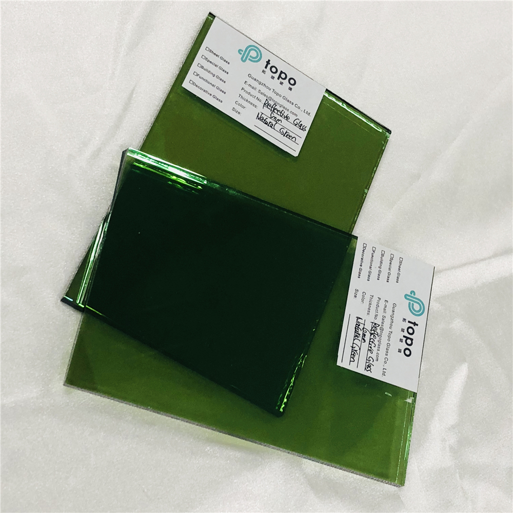 5mm 6mm 8mm 10mm 12mm 自然绿镀膜原片玻璃