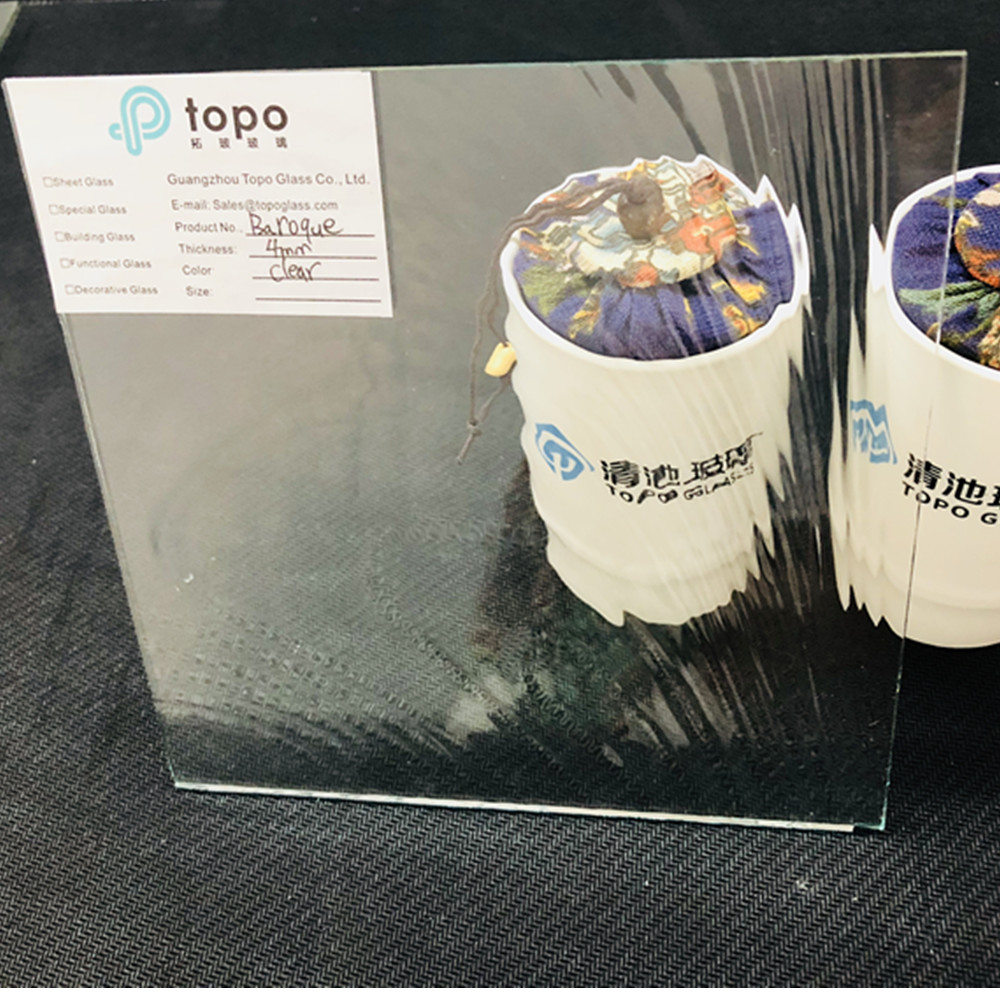 全网热销超白压花玻璃