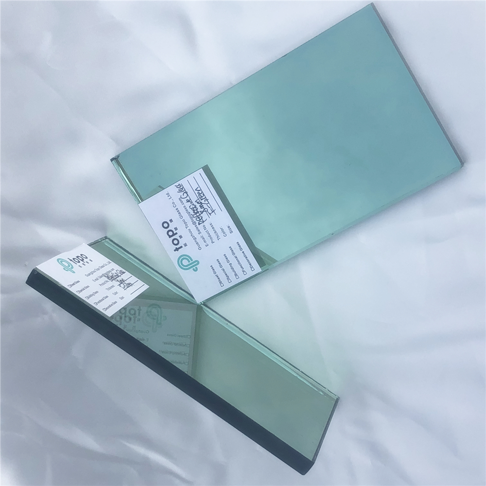 5mm 6mm 8mm 10mm 12mm 浅绿色镀膜反射玻璃