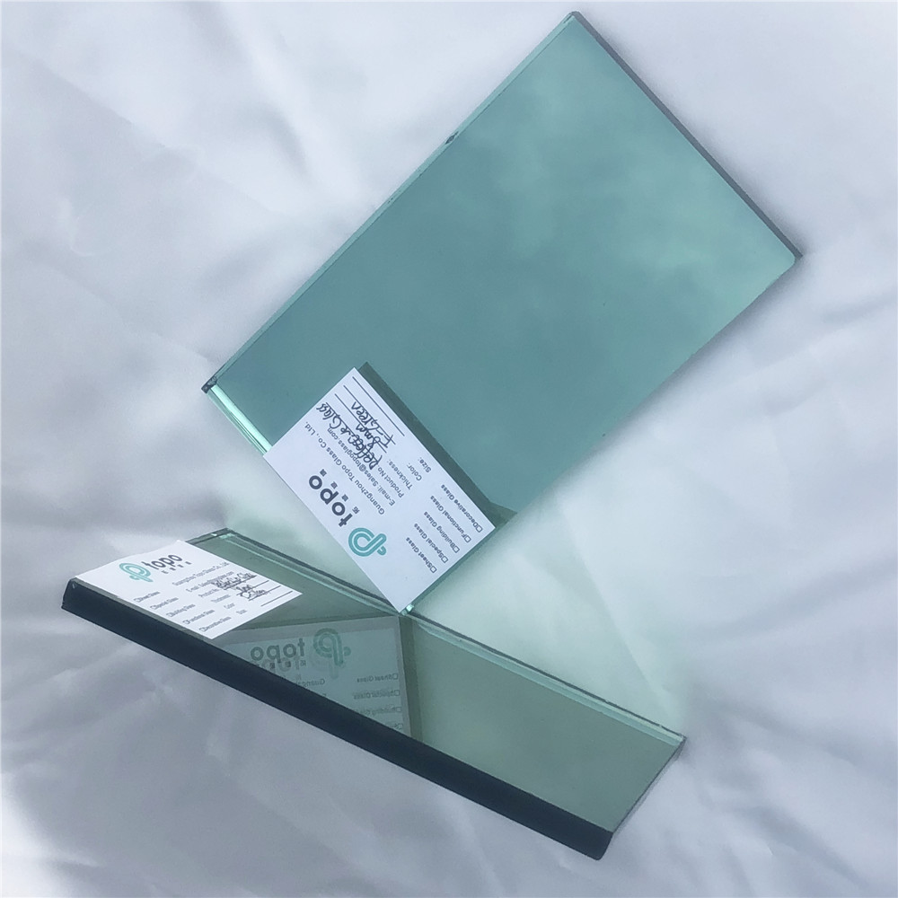 4mm 5mm 6mm 8mm 10mm 12mm 法式绿镀膜反光玻璃