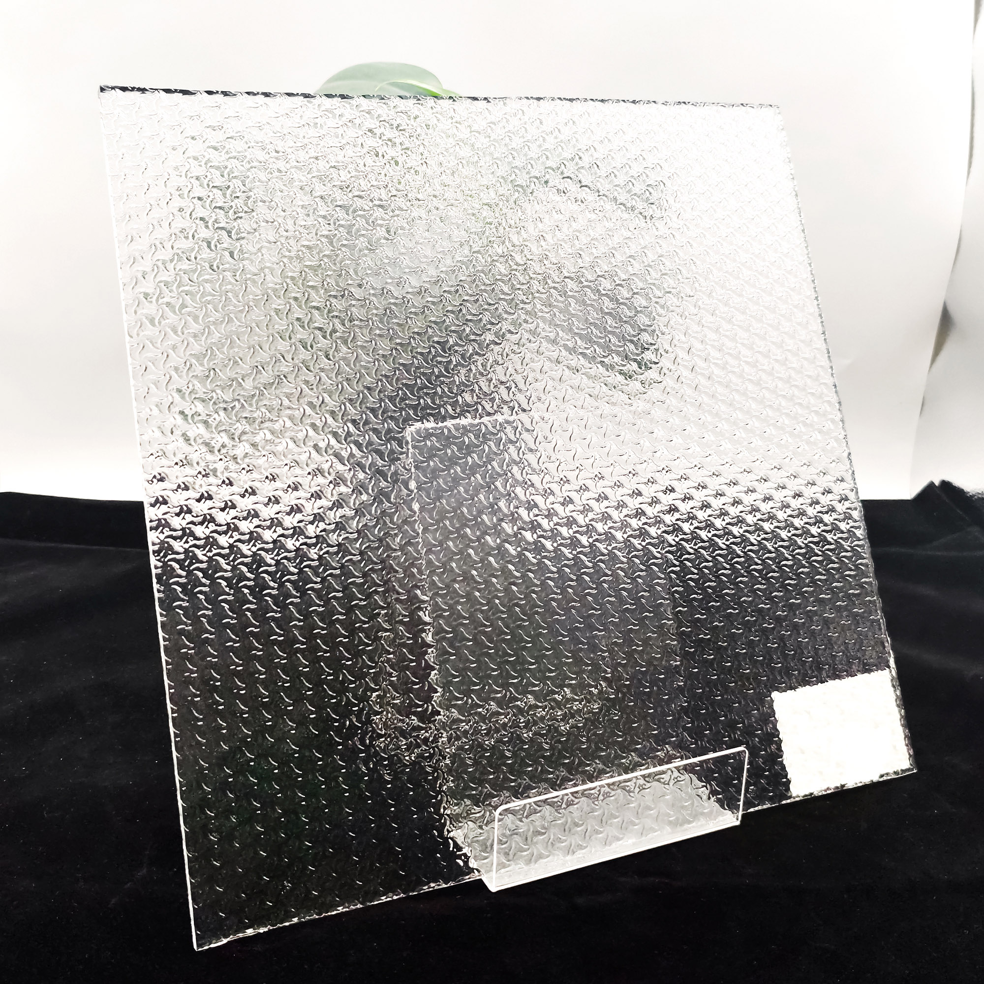 纹理超白星纹压花玻璃