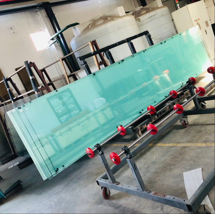 刚果客户参观拓朴玻璃(5)