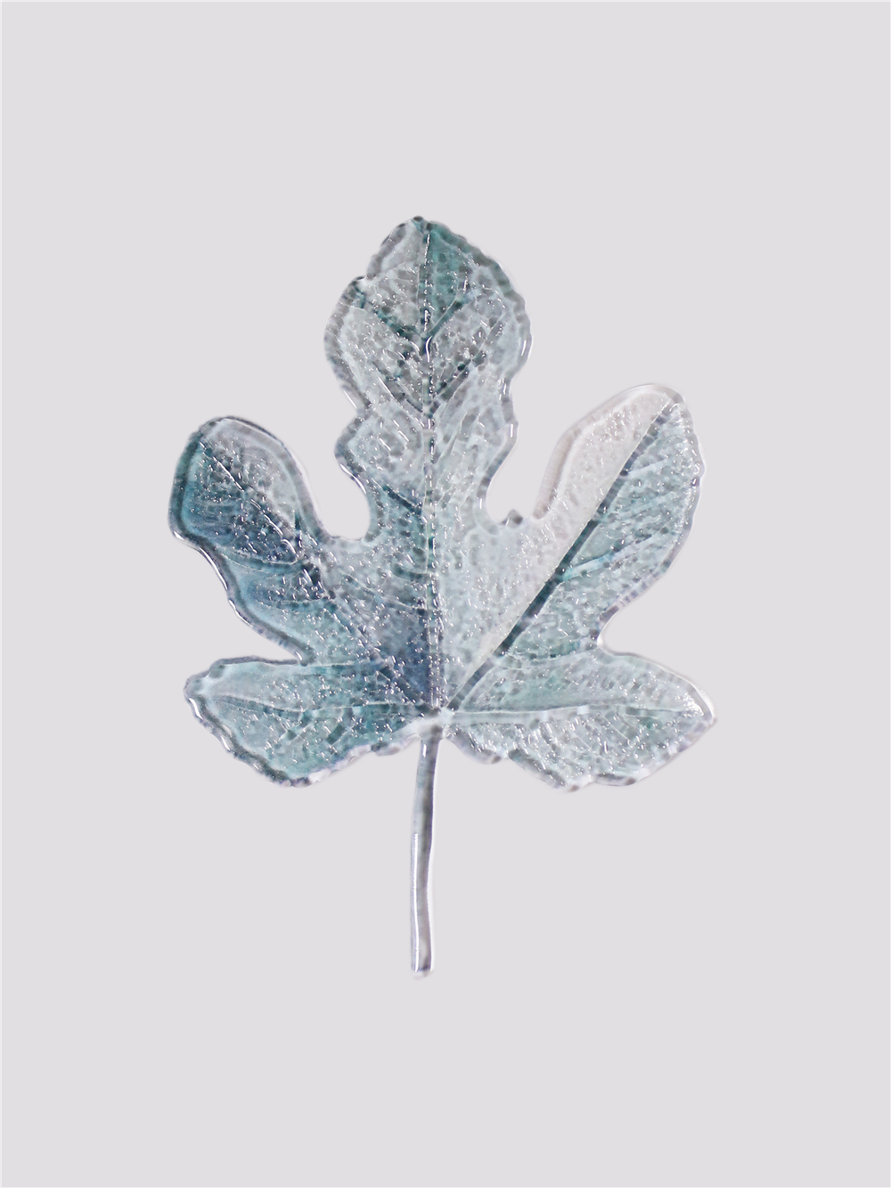 小尺寸艺术绿叶壁挂熔合玻璃装饰画