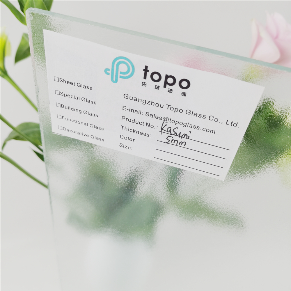 3mm 4mm 5mm 透明霞纹玻璃