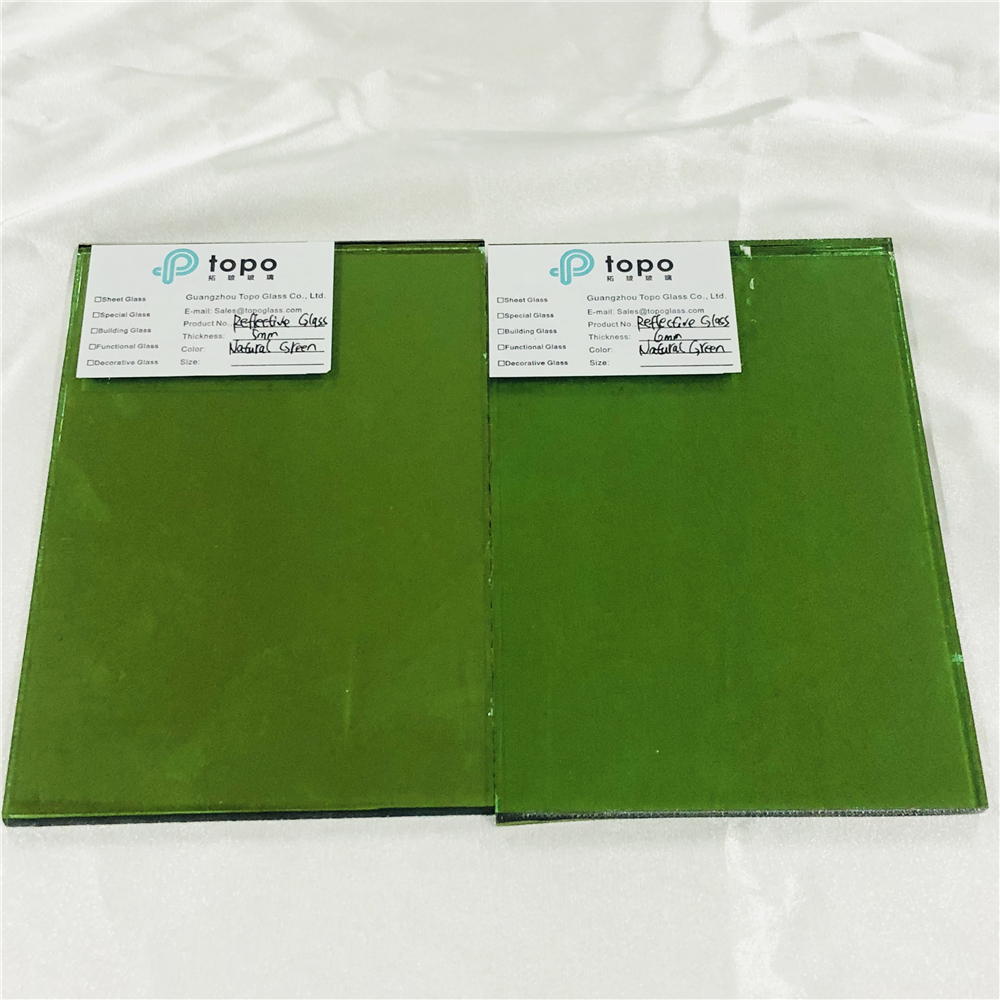 4mm 5mm 6mm 8mm 10mm 12mm 天然绿镀膜反光玻璃