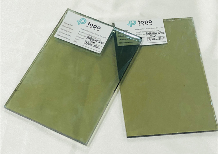 晶蓝反光玻璃