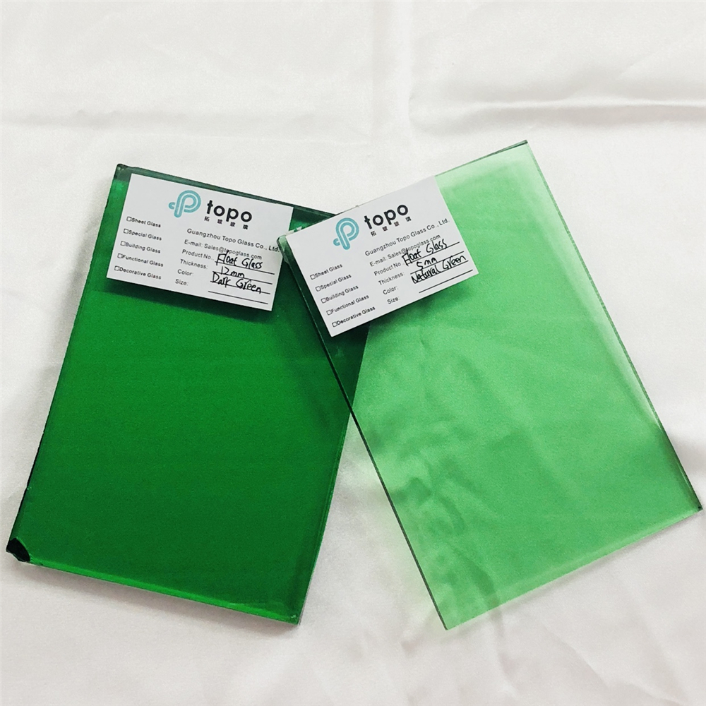 4mm 5mm 6mm 8mm 10mm 12mm 天然绿色浮法玻璃
