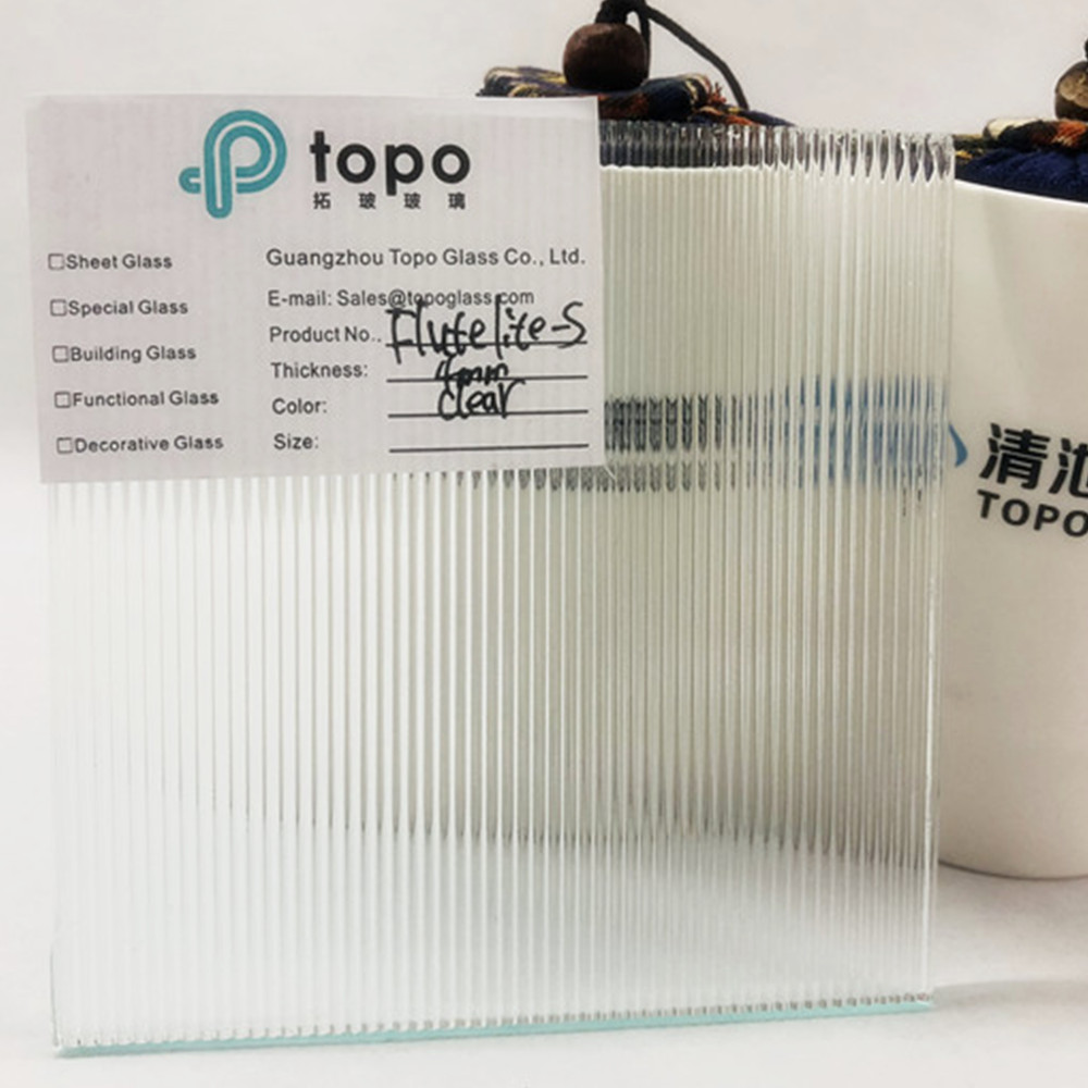3mm 4mm 5mm 透明长笛图案玻璃