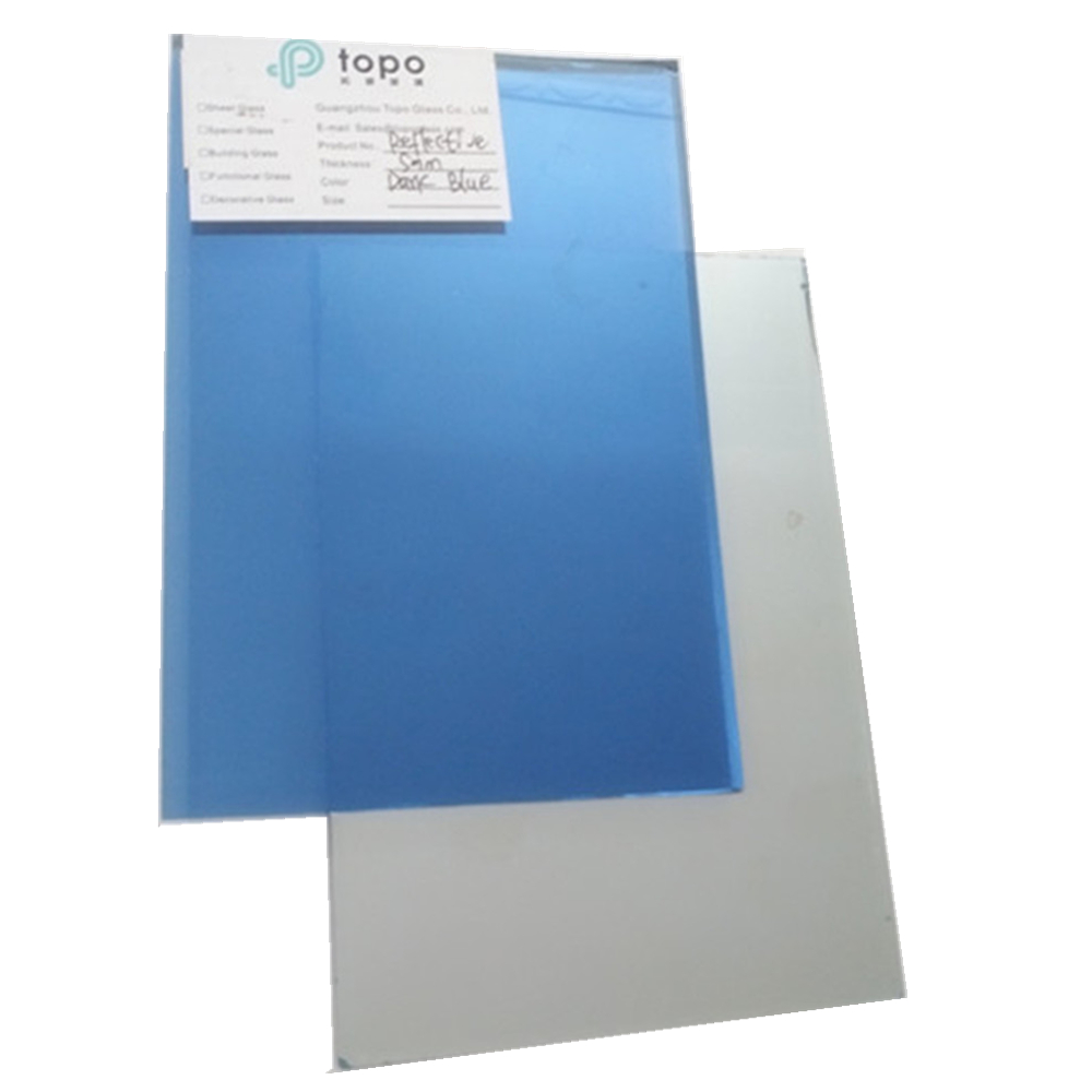 4mm 5mm 6mm 8mm 10mm 12mm 深蓝色镀膜反光玻璃