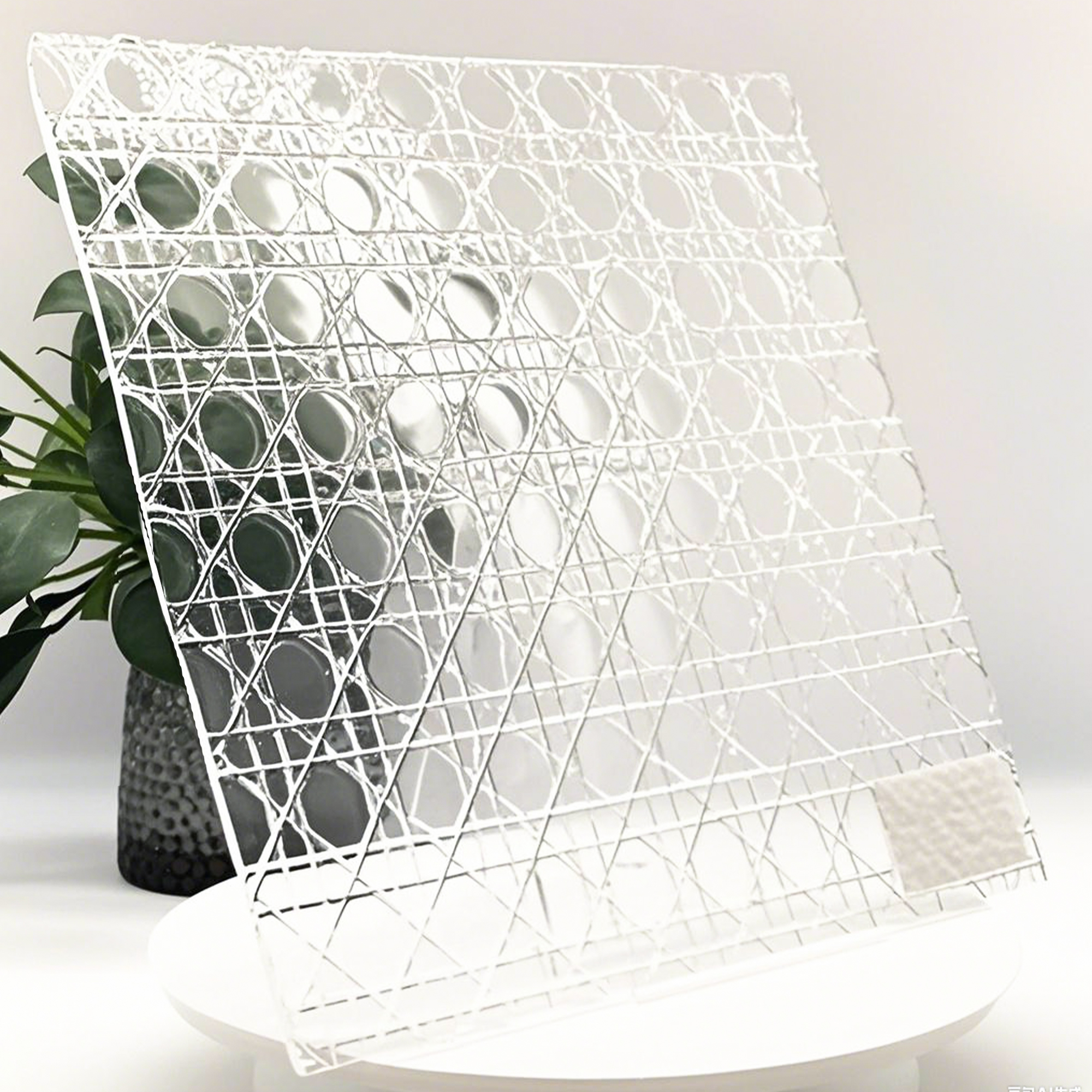 纹理超白 Dior 图案玻璃