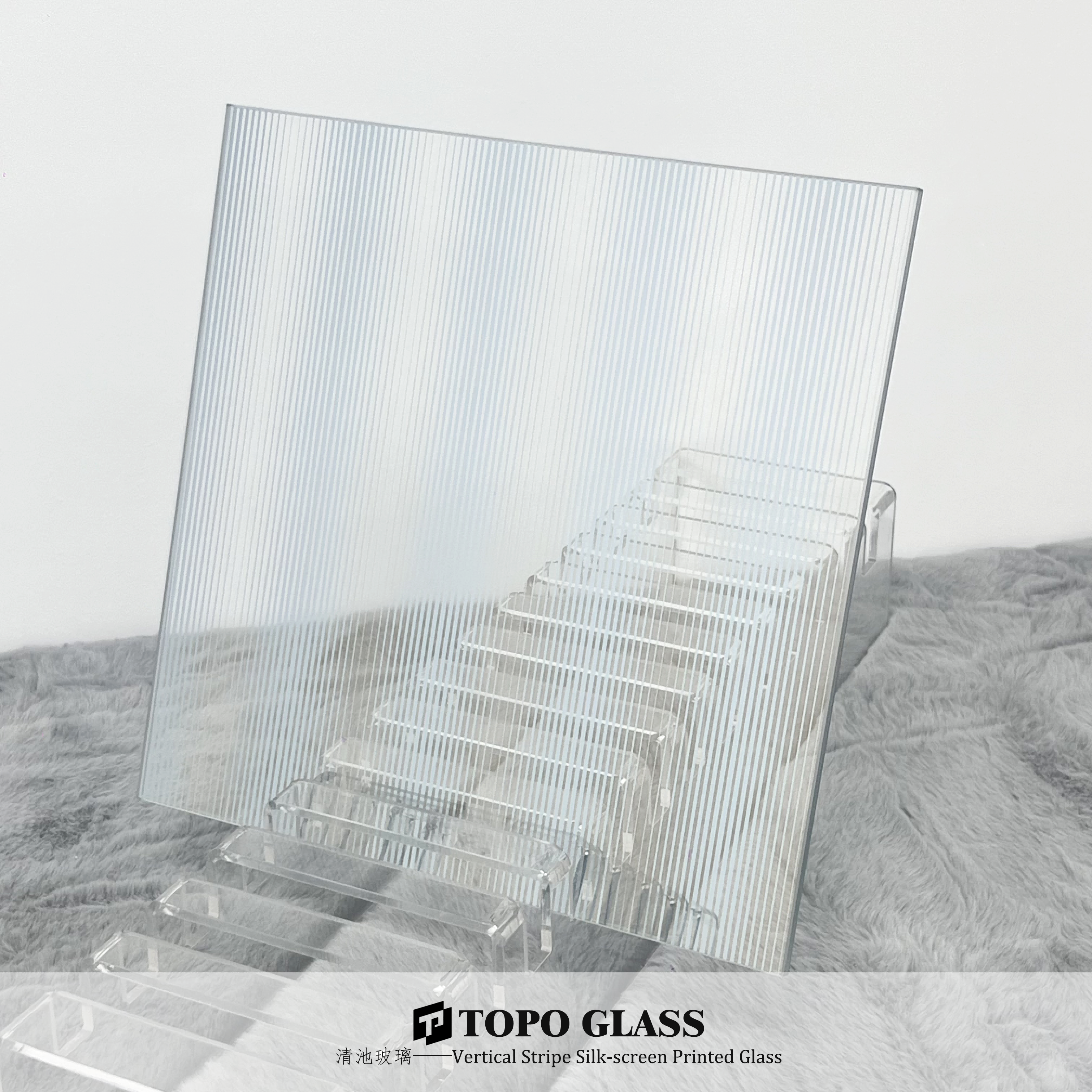 丝印竖纹玻璃