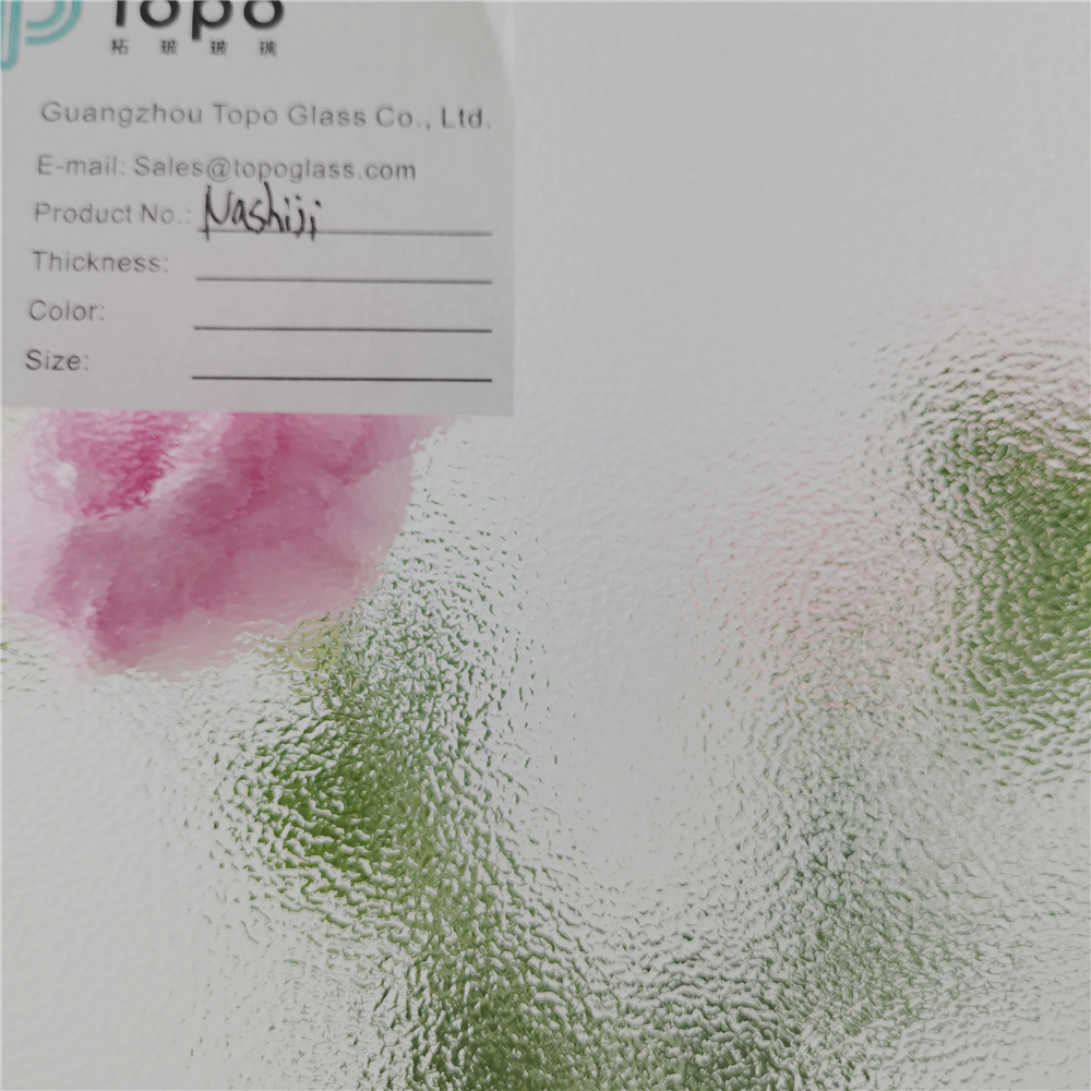 3mm 4mm 5mm 超白低铁纳什吉花纹玻璃