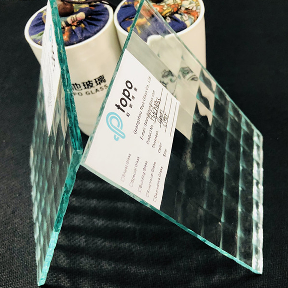 3mm 4mm 5mm 透明 Hitcross 压花玻璃