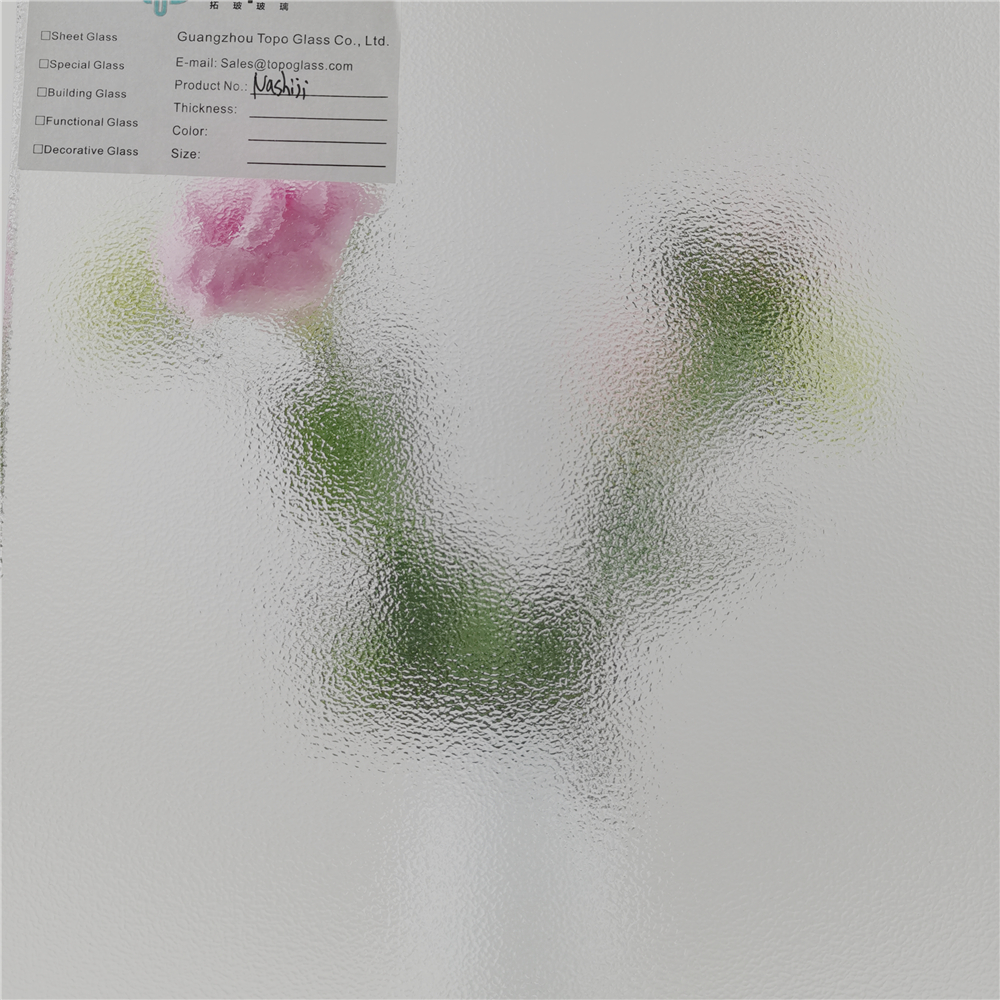 3mm 4mm 5mm 透明纳什吉图案玻璃