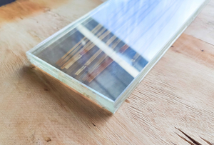 簧片夹层夹胶玻璃