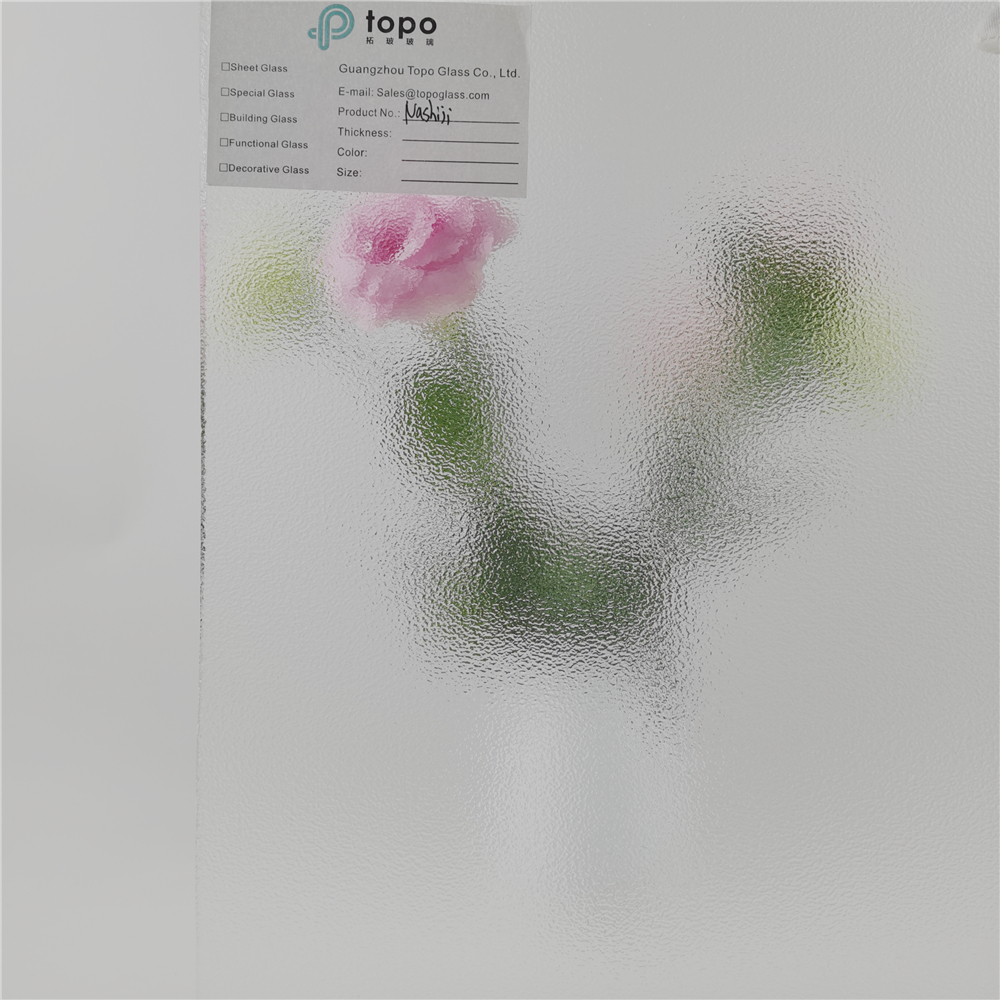 3mm 4mm 5mm 超白低铁纳什吉花纹玻璃