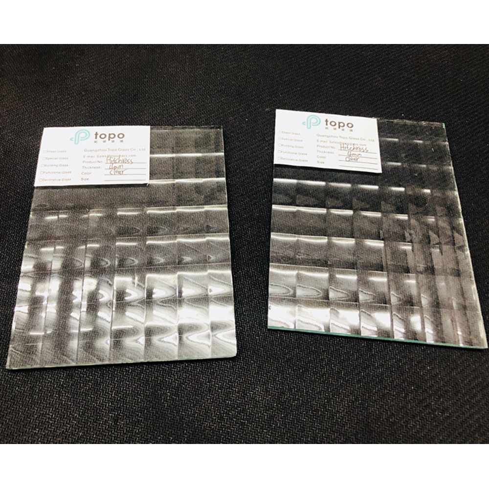 3mm 4mm 5mm 透明 Hitcross 压花玻璃