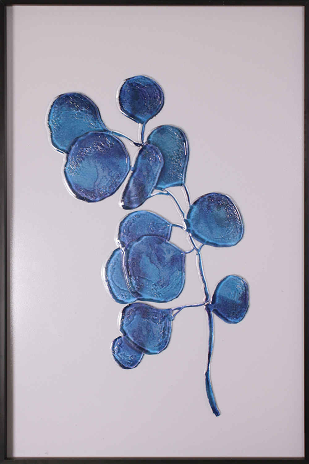 批发北欧新设计绿色植物花卉壁挂玻璃装饰画