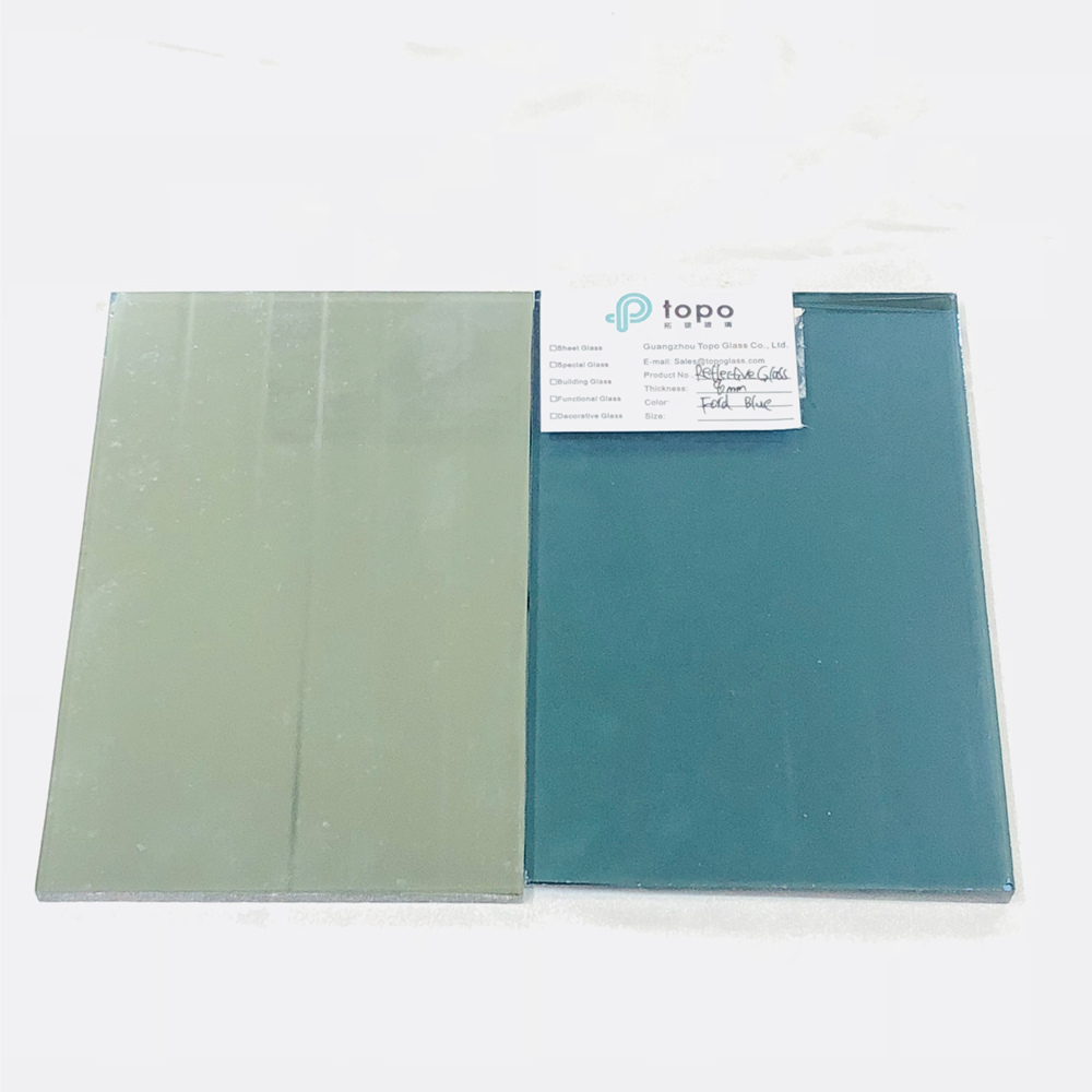 4mm 5mm 6mm 8mm 10mm 12mm 深蓝色镀膜反光玻璃