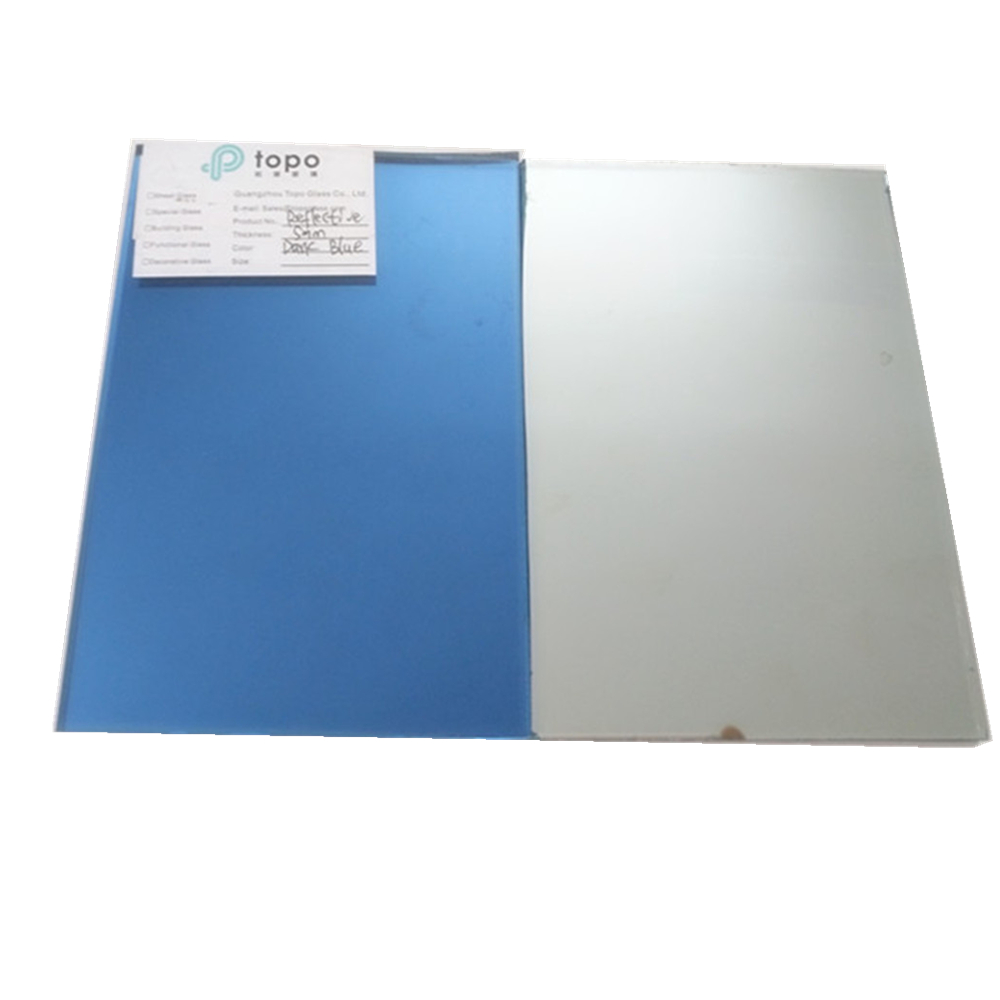 4mm 5mm 6mm 8mm 10mm 12mm 深蓝色镀膜反光玻璃