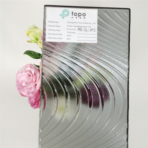  金黄/灰色/粉色/绿色/蓝色/超白熔断压花玻璃