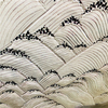 新中式入门玄关沙发客厅餐桌背景墙青山带框挂画壁画晶瓷琉璃彩艺术玻璃画