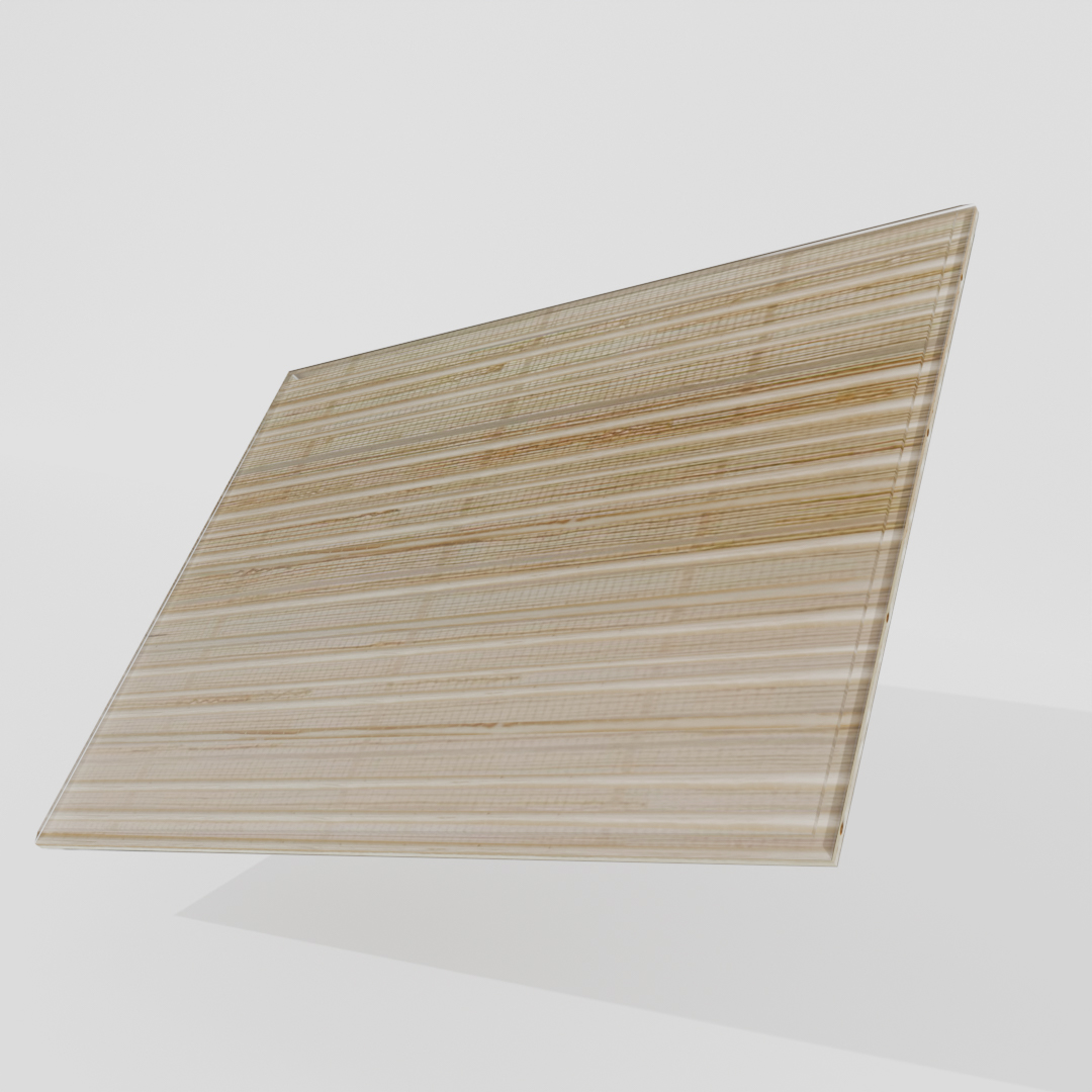 具有亚麻织物夹层的夹层玻璃