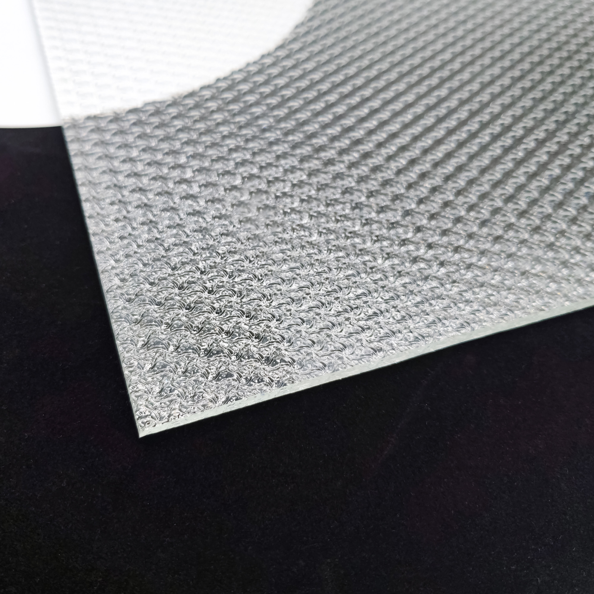 纹理超白星纹压花玻璃