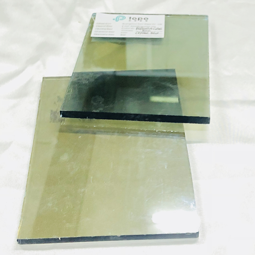 4mm 5mm 6mm 8mm 10mm 12mm 水晶蓝镀膜反光玻璃