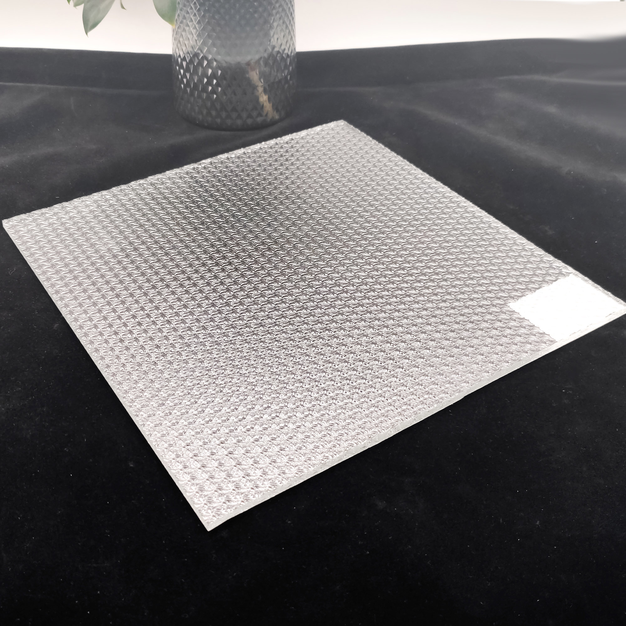 纹理超白星纹压花玻璃