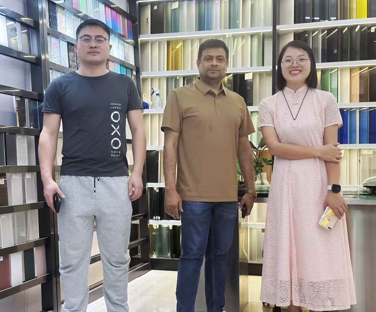 阿联酋客户来访TopoGlass 加强与中国玻璃制造商的合作 (1)