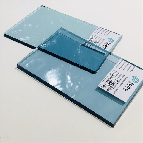 5mm 6mm 8mm 10mm 水晶蓝浮法玻璃