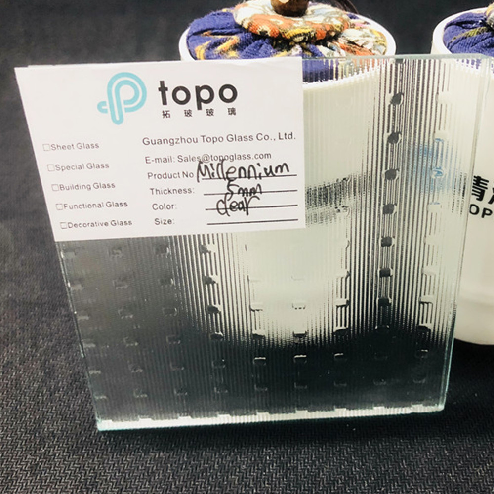 千禧格压花玻璃