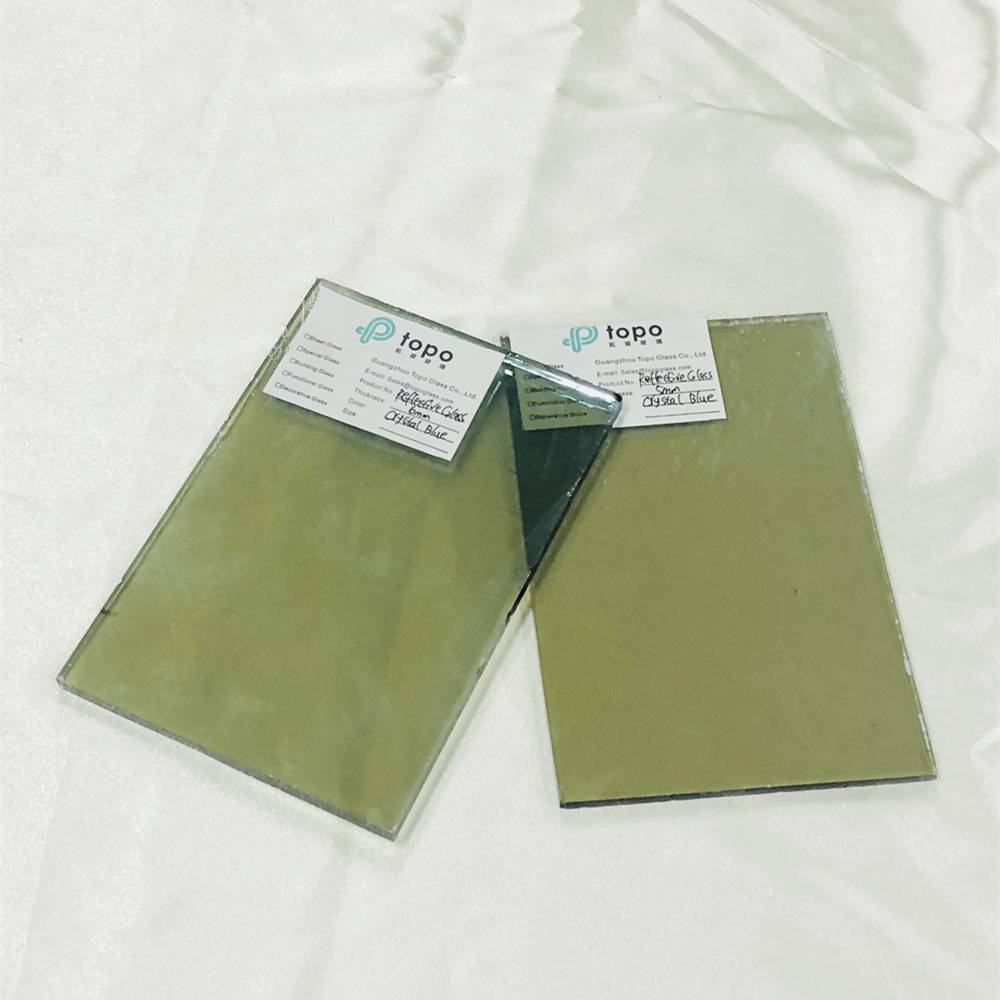 4mm 5mm 6mm 8mm 10mm 12mm 水晶蓝镀膜反光玻璃